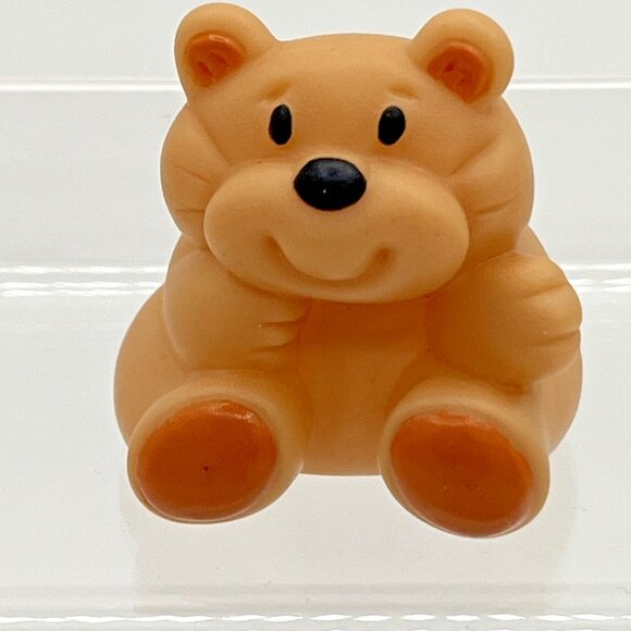 Fisher Price Rumple Bear 1994 Dollhouse Figure Vintage Pretend Play 1.75 Vintage - Picture 1 of 6